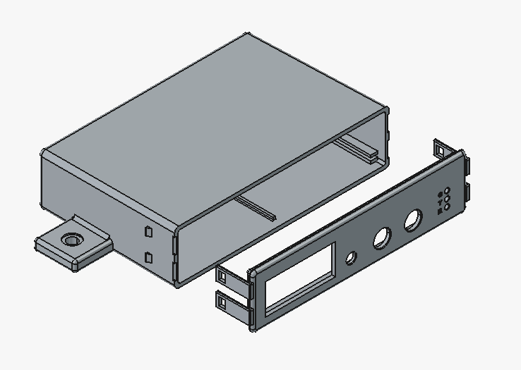 SmartShade control module housing and face plate